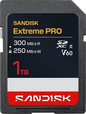 SANDISK Extreme PRO - flash memory card - 1 TB - SDXC UHS-II