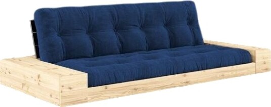 Karup Design Base Sovesofa Med Sideboks Svart Natt/517 Kongeblå