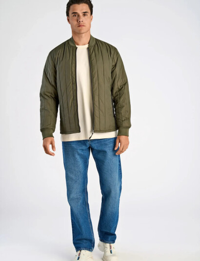 Lindbergh Quilted Jacket   Khaki green   XXXL