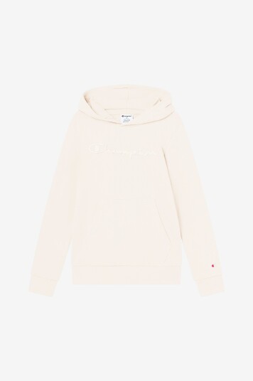Champion Hettegenser Icons Tonal Hoodie With Large Logo Beige