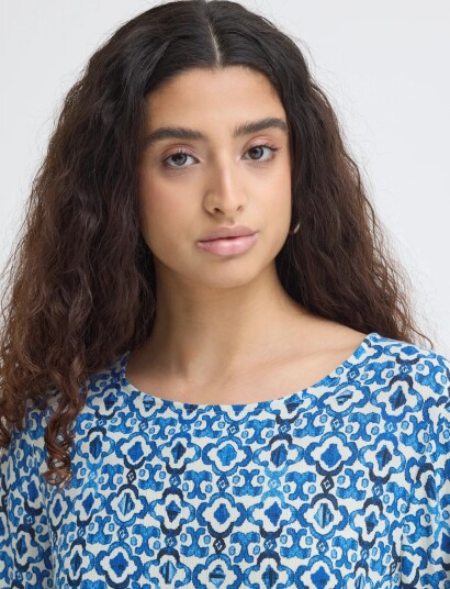 ICHI Ihmarrakech Aop Ss17 Blue XS ICHI Ihmarrakech Aop Ss17 Blue XS