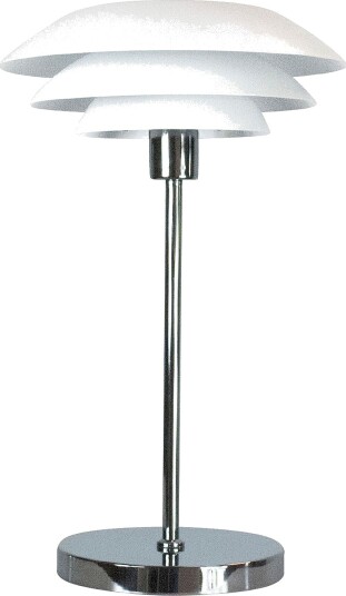Dyberg Larsen Bordlampe DL31 Hvit Bordlamper
