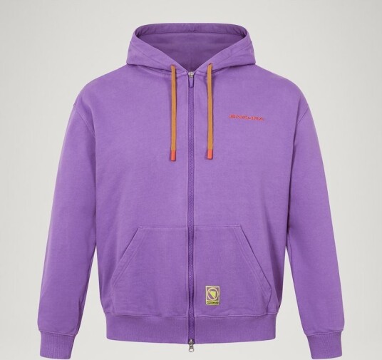 Endura FORTY1THIRTY hoodie lilla unisex