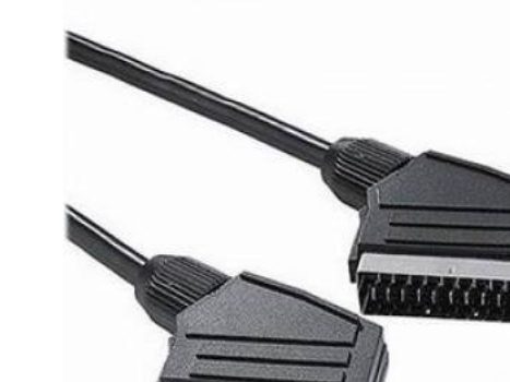 Premiumcord Scart Scart 1M M/M 1 M Scart 21 Pin Scart 21 Pin Sort Hankjønn/Hankjønn kjss 1
