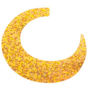 Flydressing Wiggle Tails M Holographic Gold