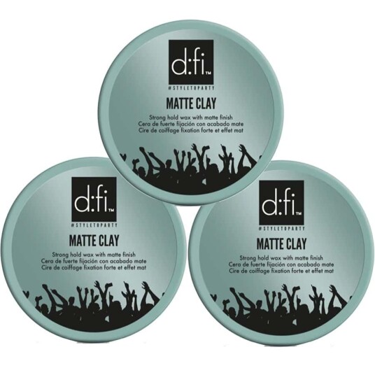 3 Pack D:fi Matte Clay 75g