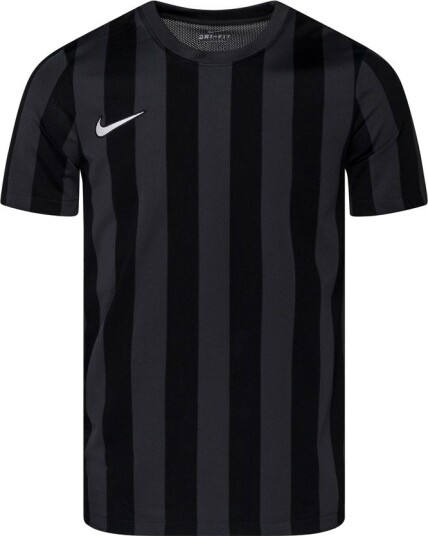 Nike Spillerdrakt Df Striped Division Iv   Antrasitt/svart/hvit Barn størrelse XS: 122 128 cm