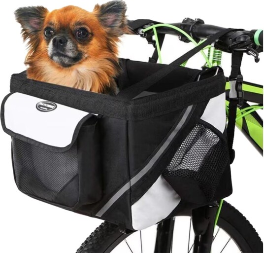 Sykkelkurv for hund/katt, Hundekurv, Hundeseng - Hundehus Sykkelkurv for hund/katt, Hundekurv, Hundeseng - Hundehus