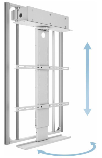 Multibrackets M monteringssett - nedsenking, løft, motorisert, dreining - for LCD-TV - hvit