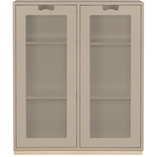 Asplund Snow E Vitrineskap 42 cm Dark Sand