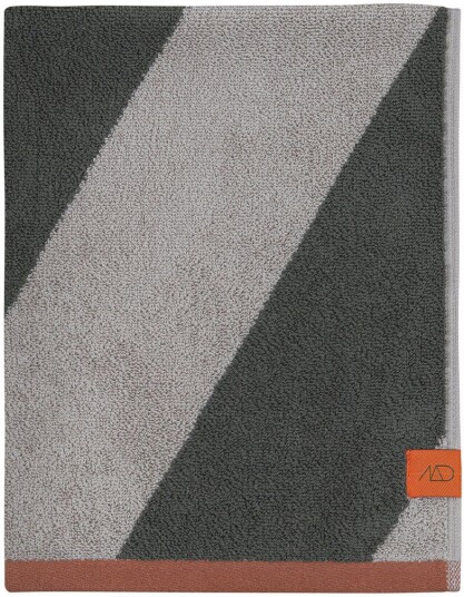 Mette Ditmer Diagonal gjestehåndkle 40x55 cm 2 pakning Dark olive Mette Ditmer Diagonal gjestehåndkle 40x55 cm 2 pakning Dark olive
