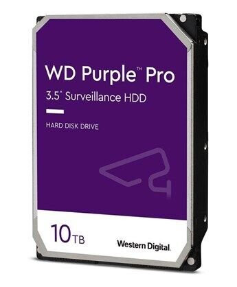 WD Purple Pro 10TB SATA 3.5" Harddisk for Server og Arbeidsstasjon