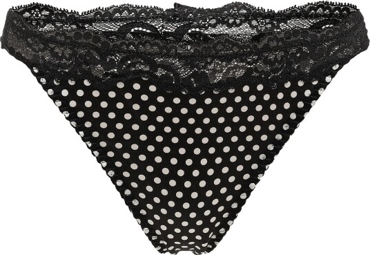 CHANTELLE Gloss Tanga   Black   38
