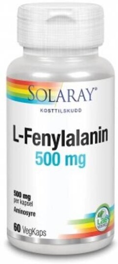 Solaray L-Fenylalanin 500 Mg 60 Kapsler