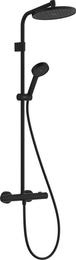 Hansgrohe Activera S Showerpipe 240 dusjset, vannbesparende, matt sort
