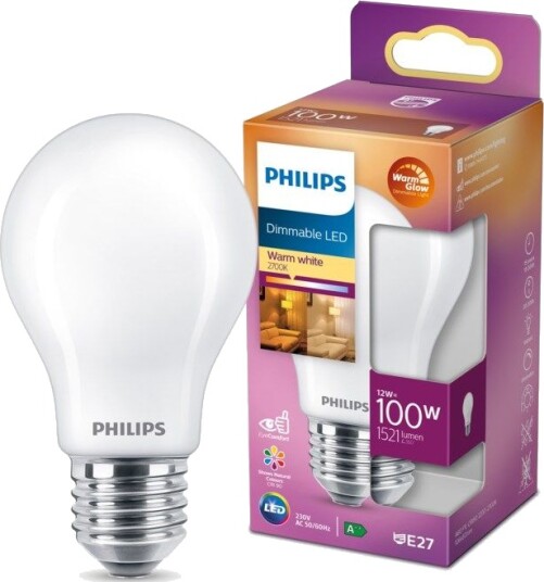 Philips Dimbar LED-pære E27 1521 lm