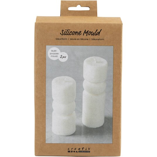 Silicone Mould - Ribbed Cylinder With Arch  371195 