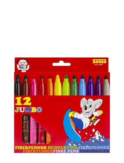 Sense Fiberpen Jumbo 12-P - Multi/patterned - ONE SIZE