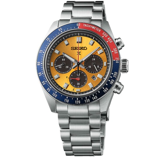 Seiko Herreklokke SSC947P1 Prospex Orange/Stål Ø41.4 mm