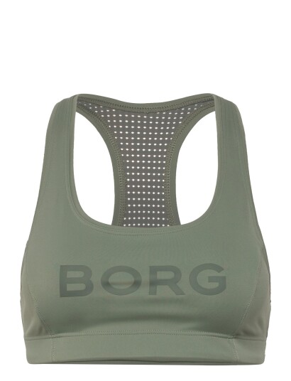 Björn Borg Borg Mid Support Sports Bra Khaki green XS Björn Borg Borg Mid Support Sports Bra Khaki green XS