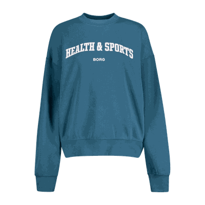 Björn borg Studio Oversized Crew collegegenser dame Blå L