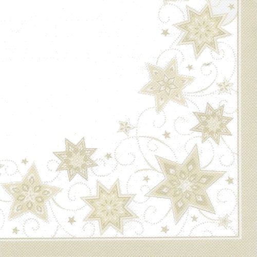 Papstar 82446 Sjampagne Tørkepapir Mønster 54 G/M² 400 Mm 40 Cm