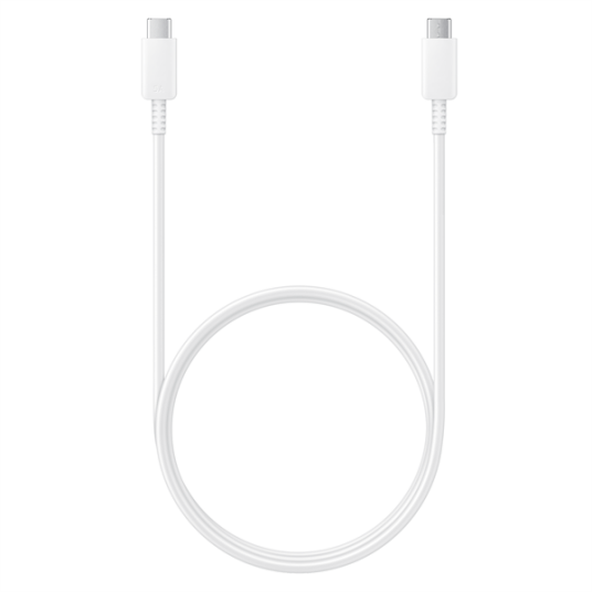 Samsung USB-C til USB-C 5A Ladekabel 1m Hvit Samsung USB-C til USB-C 5A Ladekabel 1m Hvit