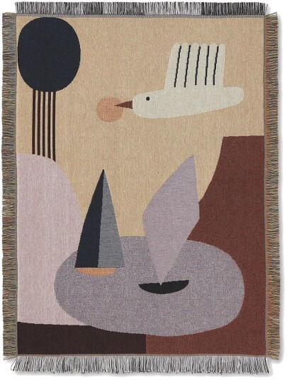 Ferm Living Bird vegghengt filt 80 x 110 cm Ferm Living Bird vegghengt filt 80 x 110 cm