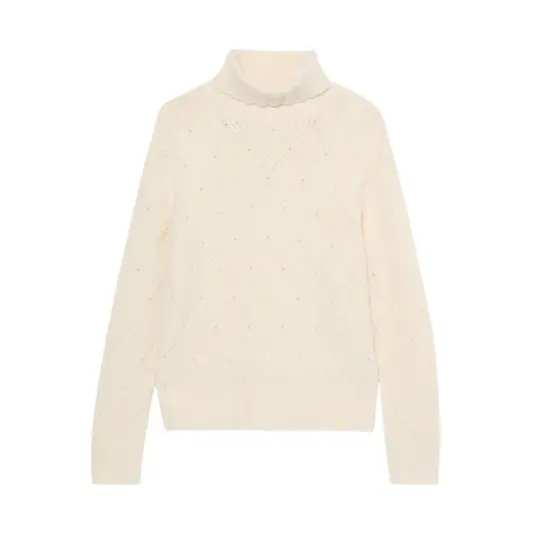 Brooks Brothers Dame Strikkevarer Hvit XS,