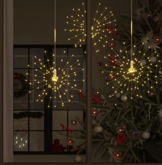 vidaXL Utendørs julelys kinaputt 10 stk varmhvit 20 cm 1400 lysdioder vidaXL Utendørs julelys kinaputt 10 stk varmhvit 20 cm 1400 lysdioder