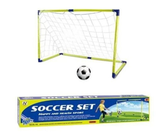 Masen Toys Fodboldml m/bold & pumpe bl/grn 80x60x40cm Masen Toys Fodboldml m/bold & pumpe bl/grn 80x60x40cm