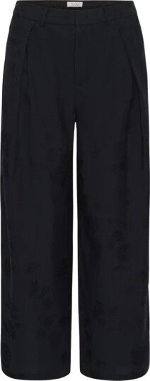 Part Two Cathleenpw Pants DARK NAVY FLOWER JAQUARD 40