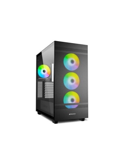 Sharkoon Rebel C50 RGB Kabinett Tower ATX Mini-ITX MicroATX Svart Sharkoon Rebel C50 RGB Kabinett Tower ATX Mini-ITX MicroATX Svart