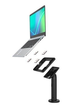Compulocks Universal Invisible Mount Counter Stand 8" Compulocks Universal Invisible Mount Counter Stand 8"