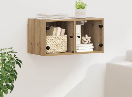 Veggskap Veggmontert Artisan Eik 68 x 37 x 35 cm Konstruert tre Veggskap Veggmontert Artisan Eik 68 x 37 x 35 cm Konstruert tre