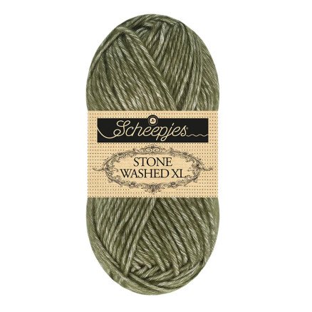 Scheepjes Stone Washed XL Garn Mix 891 Klorittgrønn Scheepjes Stone Washed XL Garn Mix 891 Klorittgrønn