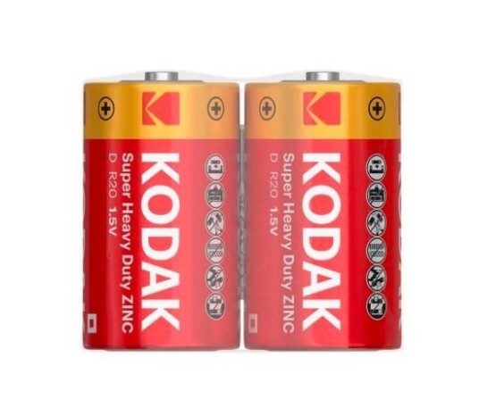 Kodak Bateria Extra Heavy Duty D / R20 2 Szt. Kodak Bateria Extra Heavy Duty D / R20 2 Szt.