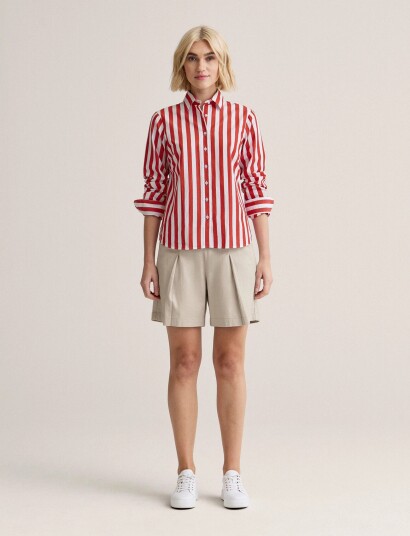 Newhouse Linnéa Bold Streaks Shirt   Red   38