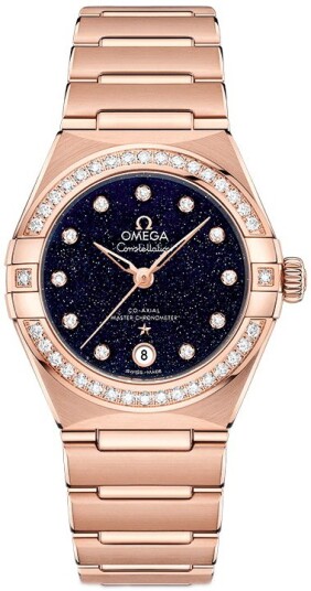 Omega Dameklokke 131.55.29.20.53.003 Constellation Co Axial 29Mm