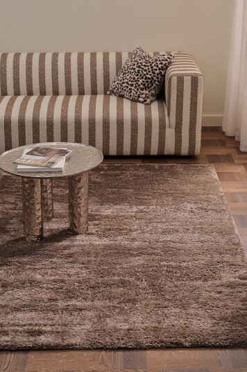 Ellos Home Flossteppe Desio Shaggycarpet Brun