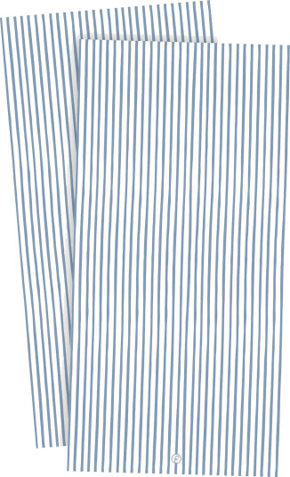 ERNST Ernst servietter stripete 33x33 cm 20 pk Lys blå hvit