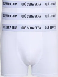 Que Sera Sera Bryan Boxer 3 pack Underbukser Hvit