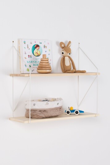 Alice & Fox Wall Shelf EDEN White/Nature Alice & Fox Wall Shelf EDEN White/Nature