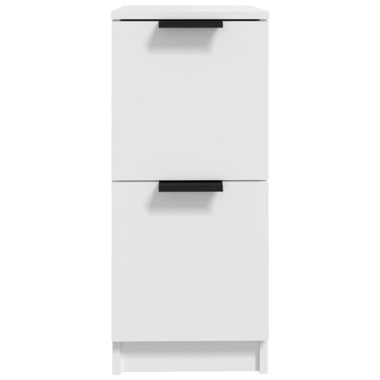 vidaXL Skjenk hvit 30x30x70 cm konstruert tre