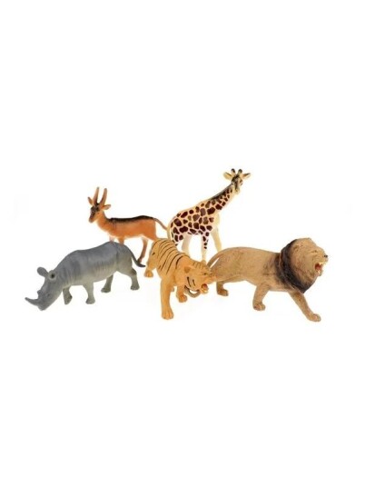 Toi Toys Animal World Wild Animals Deluxe 5pcs.