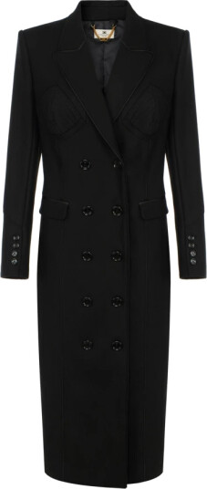 Elisabetta Franchi Dame Frakker Svart M, Elisabetta Franchi Dame Frakker Svart M,