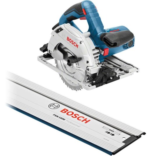 Bosch GKS 55+ GCE Sirkelsag m/styreskinne Bosch GKS 55+ GCE Sirkelsag m/styreskinne