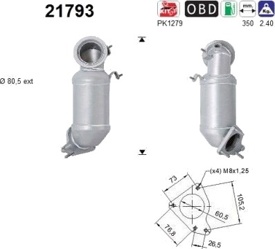 Katalysator AS 21793