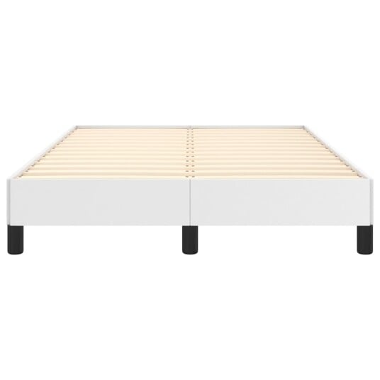 Sengeramme hvit 120x190 cm kunstlær 8721012458642
