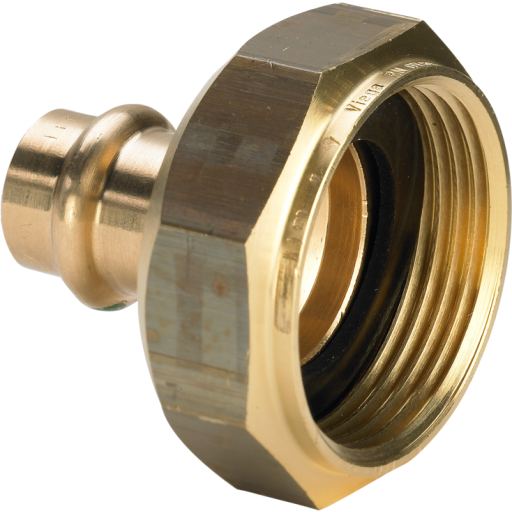 Viega Sanpress Tilkoblingsstuss 18mm x 3/4" til Tappevann og Varme